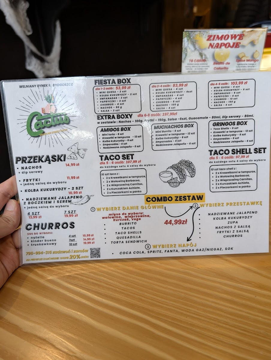 Menu Cactus - Mexican Street Food-1