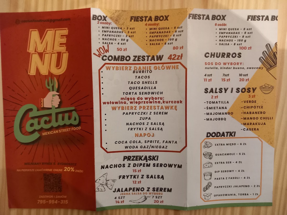 Menu Cactus - Mexican Street Food-7